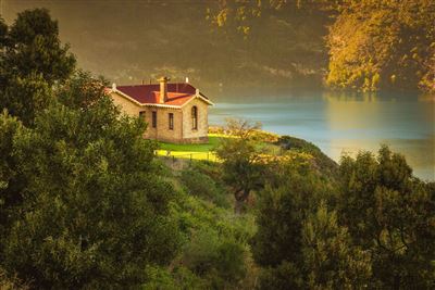 Pumpenhaus am Blue Lake